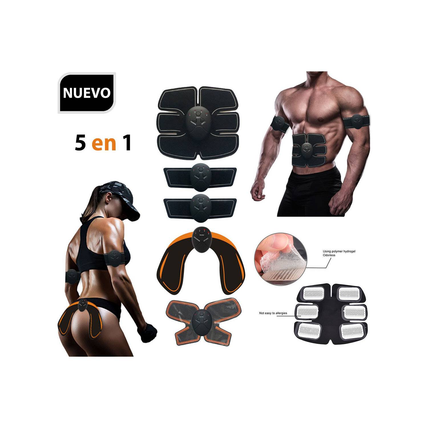 Estimulador muscular 5 en 1