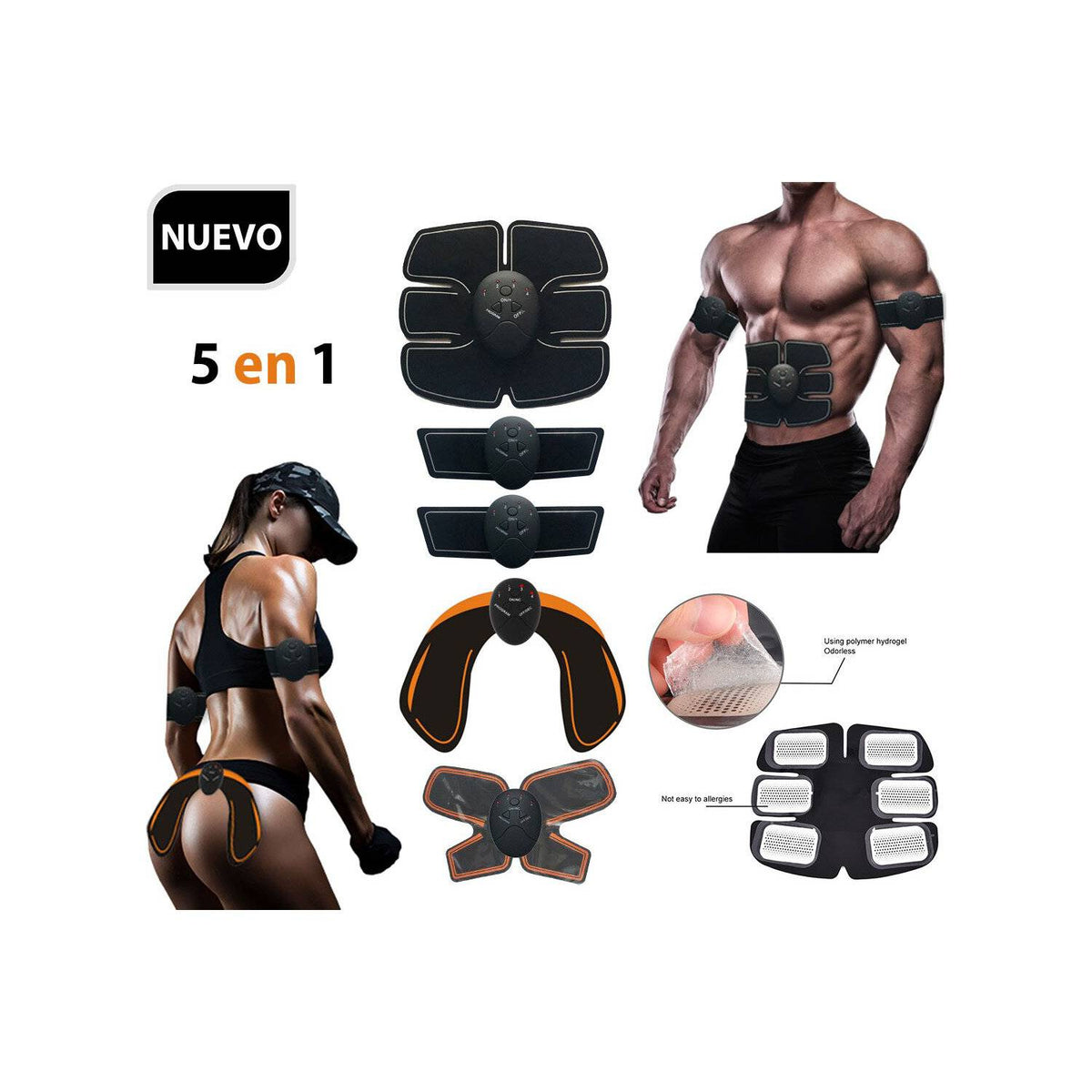 Estimulador muscular 5 en 1
